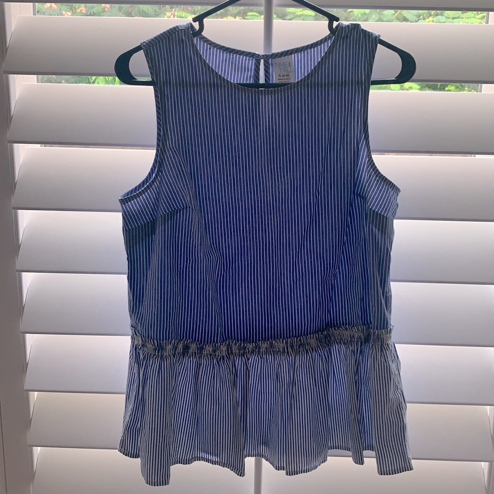 Cute preppy striped summer tank - small